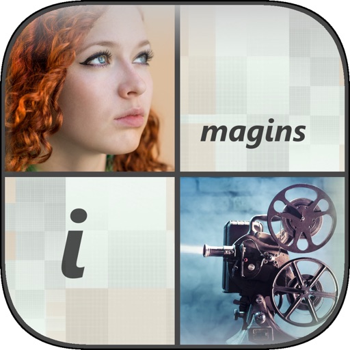 100 imagins - Reveal the picture, find hidden words & guess right Icon