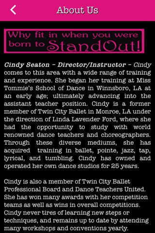 Cindy Seaton Dance Academy screenshot 3