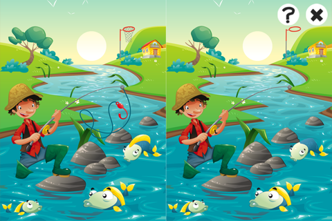 Fishing game for children age 2-5: Fish puzzles, games and riddles for kindergarten and pre-school screenshot 2