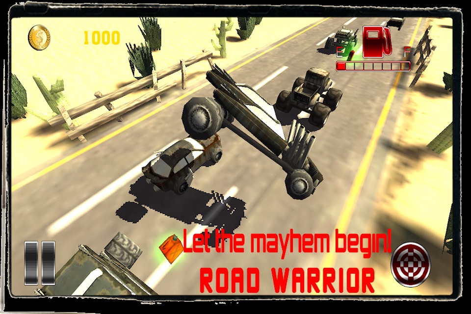 Road Warrior - Best Super Fun 3D Destruction Car Racing Game screenshot 2