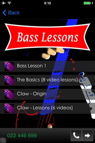 Bass Lessons screenshot 2