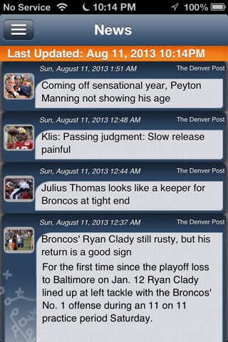 Denver Football Live screenshot 2