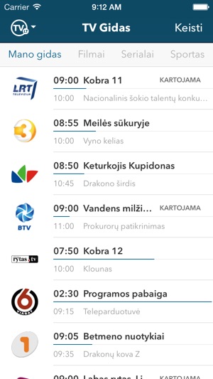 TV.LT - kišeninis TV Gidas