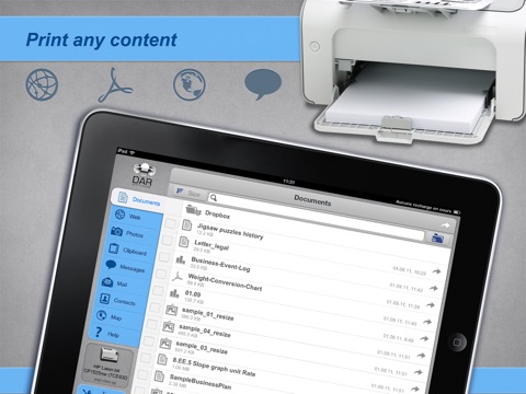 Скриншот из Print Agent PRO for iPad