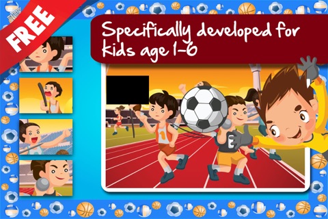 Free Shape Game Sports Cartoon screenshot 2