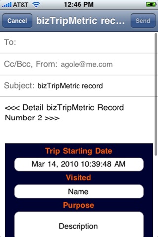 bizTripMetric screenshot 3