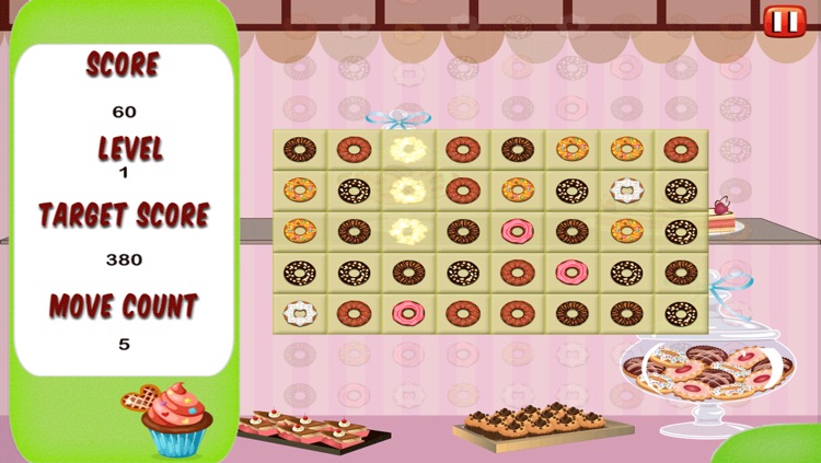 Donut Matching Craze - Food Puzzle Board Game screenshot-3