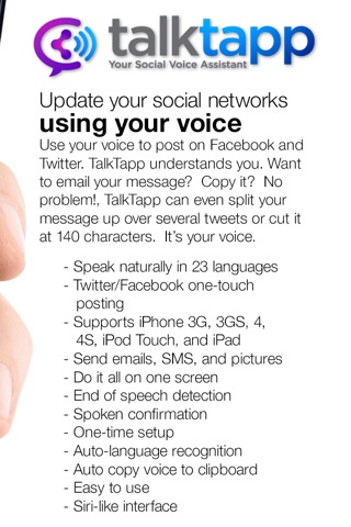 TalkTapp ~ Voice Text Dictation screenshot 4