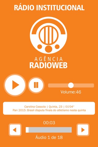 Rádio Institucional Radioweb screenshot 3