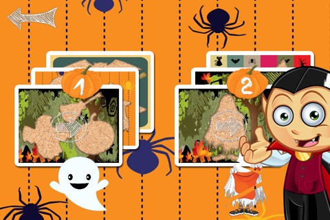 Free Halloween Jigsaw Puzzle - Funny game for toddlers, young kids and children screenshot 3