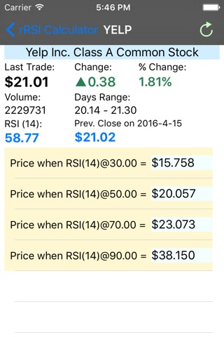 rRSI Calculator Pro screenshot 2