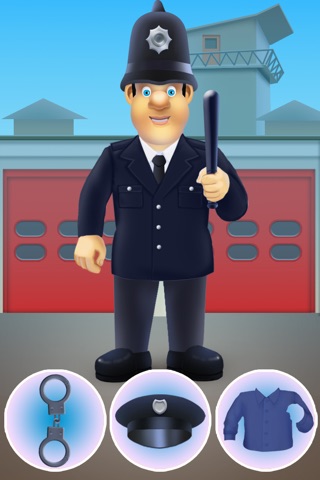 Fun Policeman / Fireman Dressing up PRO game - KIDS SAFE APP NO ADVERTS screenshot 3