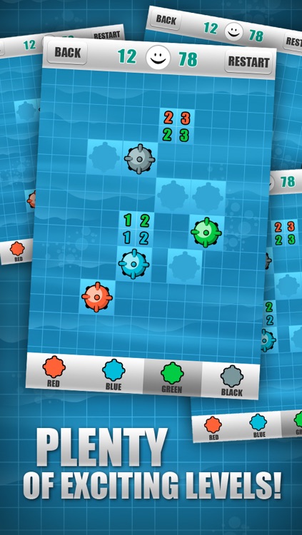 Sea Minesweeper Lite - Reveal Dangerous Underwater Bombs screenshot-3