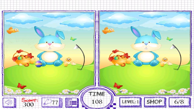 Find Differences:Easter Bunny(圖1)-速報App