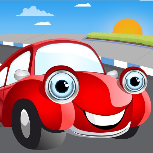 Kids Puzzle Teach me Cars Cartoon: Learn how the cars drive, the planes fly and the trains ride iOS App