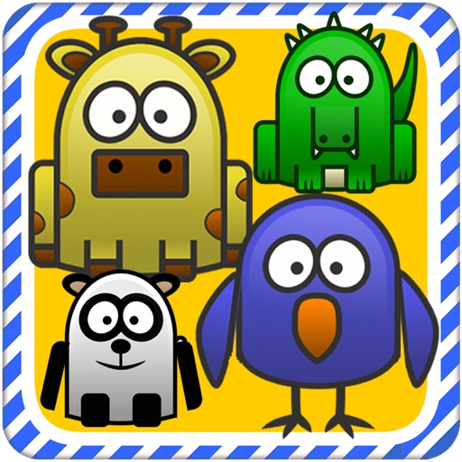 Flappy Animals - Connect Four Animals with the same color and make big win!