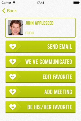 Favorites - personal assistant for your important relationships - family, friends, significant other, business screenshot 3