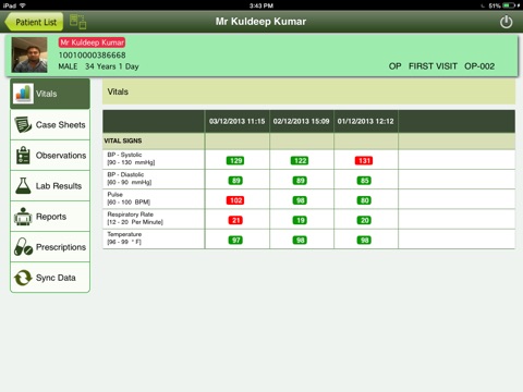 Cardio EMR screenshot 4