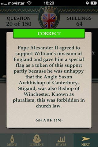 Genius British History Quiz screenshot 2