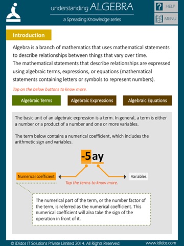 Understanding Algebra screenshot 2