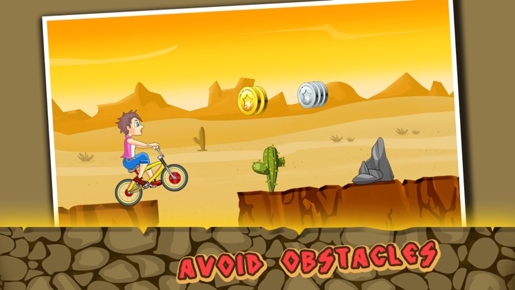 Radical BMX Quest Free - Desert Bike Adventure screenshot-3