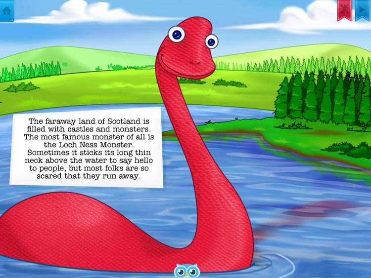 Little Nessie at the Beach - Have fun with Pickatale while learning how to read.