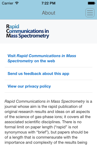Rapid Communications in Mass Spectrometry screenshot 2