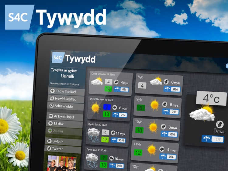 Tywydd S4C Weather for iPad