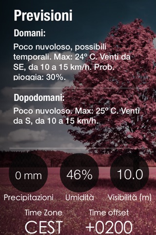 Sunrise - Alba e Tramonto GPS, con meteo, altimetro e bussola screenshot 2