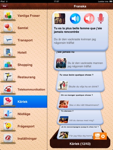 iTalk French: Conversation guide - Learn to speak a language with audio phrasebook, vocabulary expressions, grammar exercises and tests for english speakers HD screenshot 2