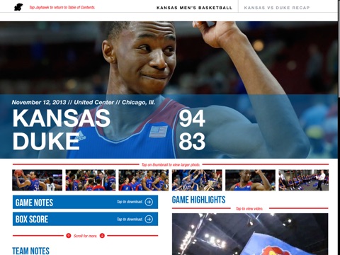 Kansas Basketball Gameday screenshot 2