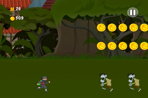 Little Ninjas in a clumsy road trip of Zombie Walking screenshot 2