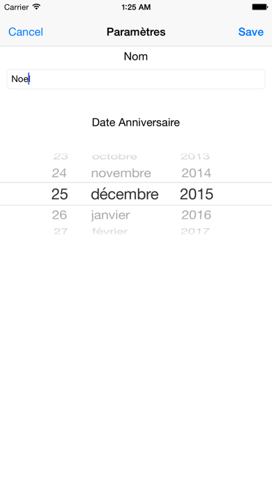 How to cancel & delete Comptes à rebours - N'oubliez plus aucune date importante from iphone & ipad 1