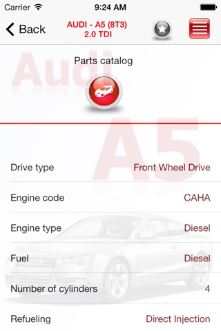 AutoParts Audi A5 screenshot 4