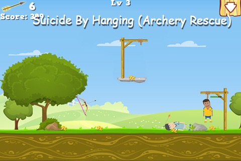 Suicide By Hanging - Free Archery Shooting Games screenshot 2