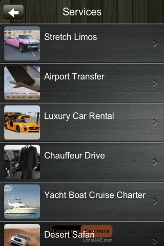 Connection Chauffeur Limo UAE screenshot 2