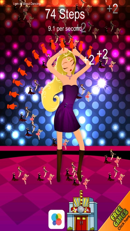 Click & Dance - The Nightclub Music Tap as fast as you can Dancing quick game - Free Edition screenshot-3