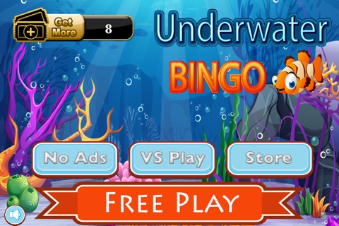 Underwater Bingo Free - Play an awesome bingo game under the sea! screenshot 2