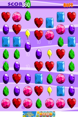 A Diamond, Gems & Jewels Match 3 Mania Game – Big Action Dazzle Puzzle Fun! screenshot 4