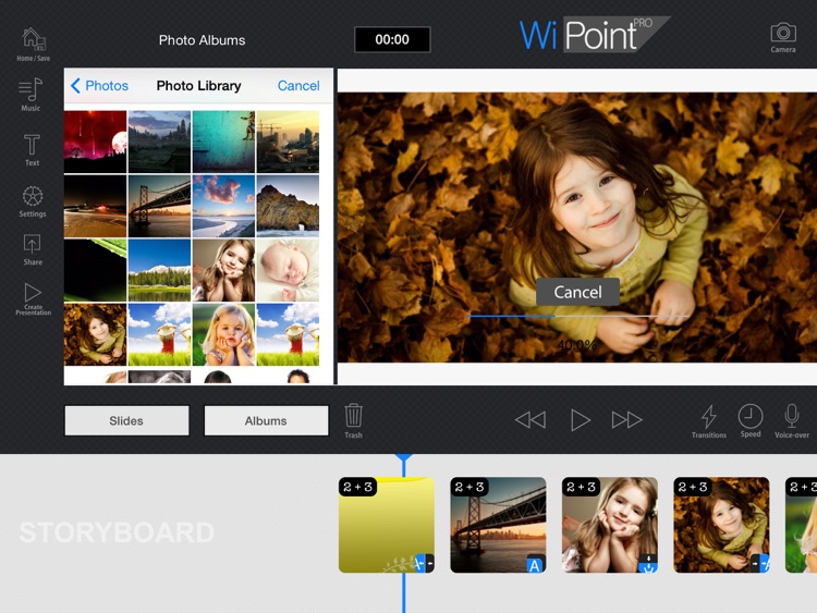 WiPoint HD - Make HD video presentation & photo slideshow screenshot-3