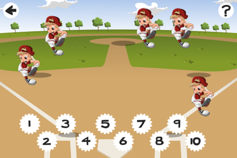 123 Count-ing Kids Game & Learn-ing Number-s with Baseball Stars screenshot 4
