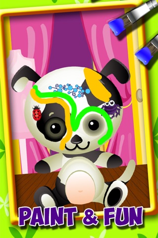 Baby pet face art – Animal beauty decor & painting free game for girls & kids screenshot 3