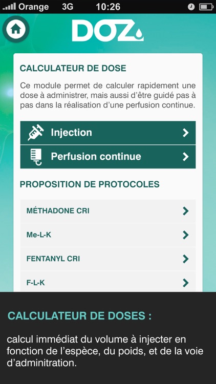 DOZ l’appli Ceva Analgésie screenshot-3