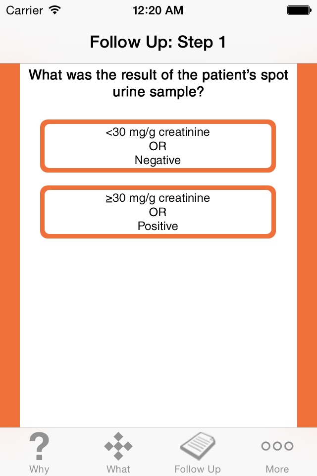 Screening for Albuminuria in Patients with Diabetes screenshot 3