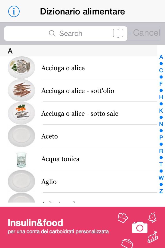 Dizionario Alimentare screenshot 2