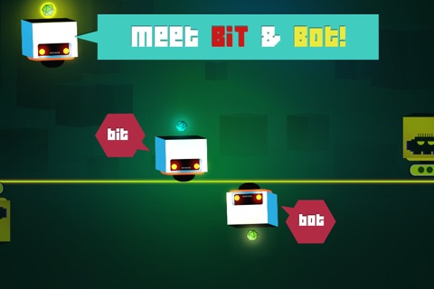 Bit! Bot! Jump! A free robot buddy jumping game! screenshot 2