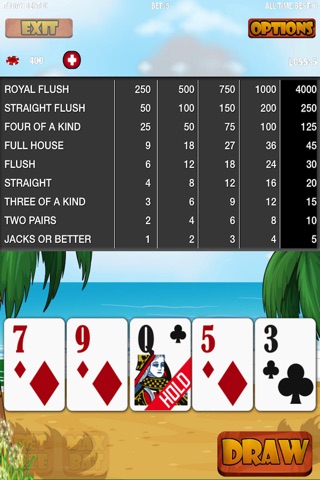 Beach Party Poker With 6 Free Favorite Video Poker Games: Best Card Game Plays Ever! screenshot 3