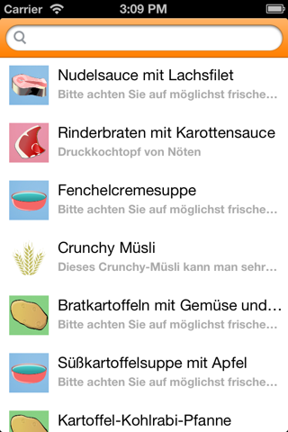 Histaminfreie und histaminarme Rezepte: die Histamin-App bei Histaminintoleranz screenshot 2