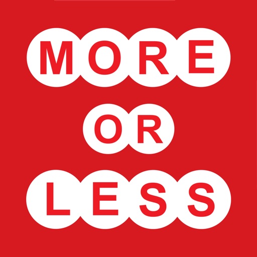 More or Less - What's Your Number? iOS App