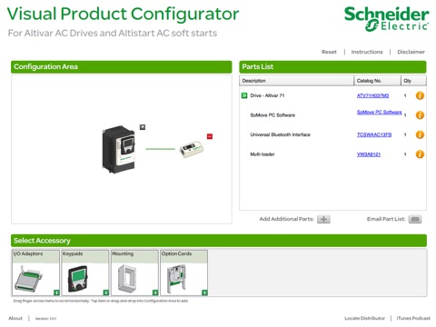 Drives & Soft Starts Visual Product Configurator screenshot 3